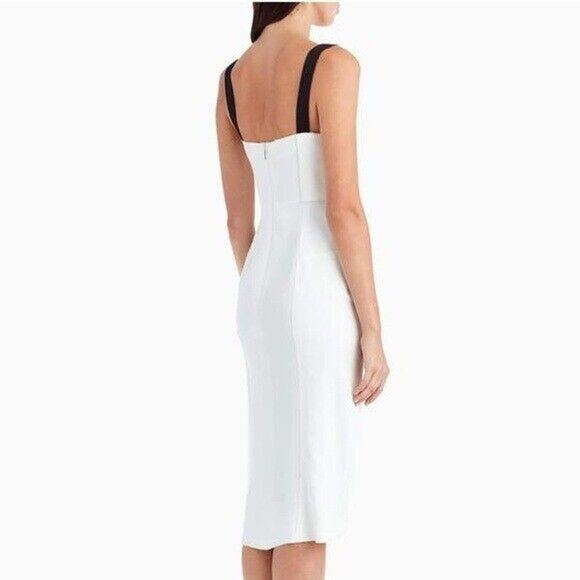 Jason Wu Compact Crepe Sleeveless Cocktail Dress With Ruffle Size 2 $1695 - Picture 2 of 13